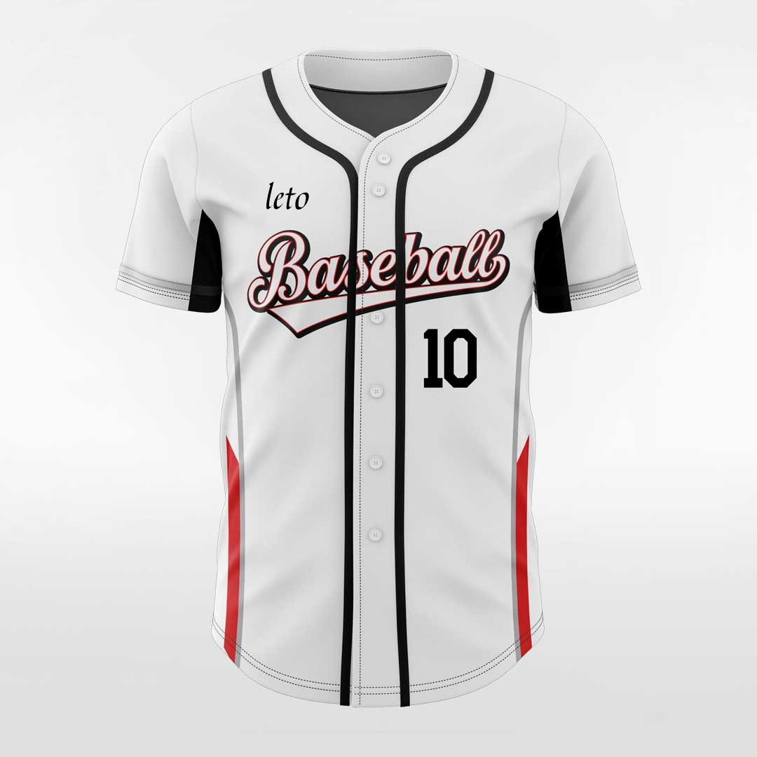 Men's Sublimated Button Down Baseball Jersey