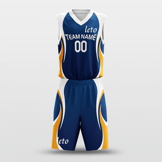 Customized Kid's Reversible Sublimated Basketball Set